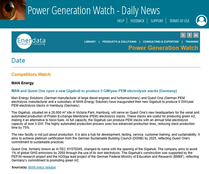 Power Generation Watch